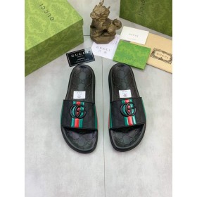 Gucci new casual rainbow striped  slippers
